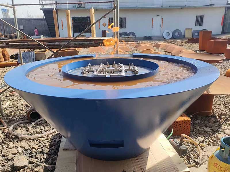 Corten Steel Water Feature For Municipal Projects New Zealand